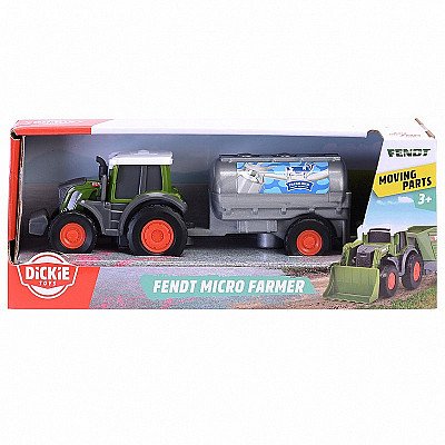 Traktorius Su Pieno Cisterna 18 cm Dickie Farm